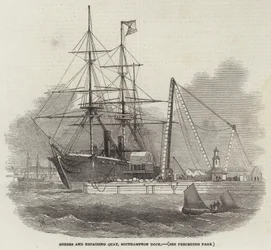 Sheers en Reparatiekade, Southampton Dock